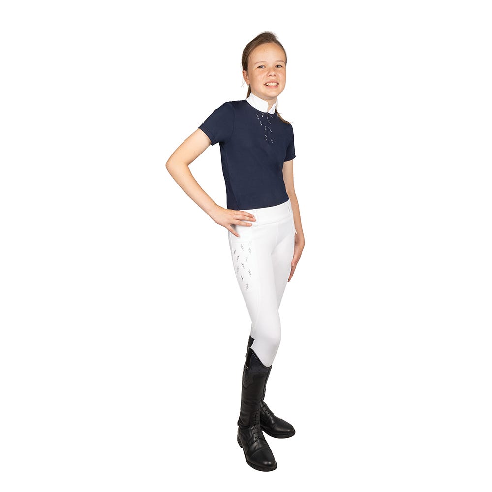 Hy Equestrian Children's Roka Reign Riding Tights image 1